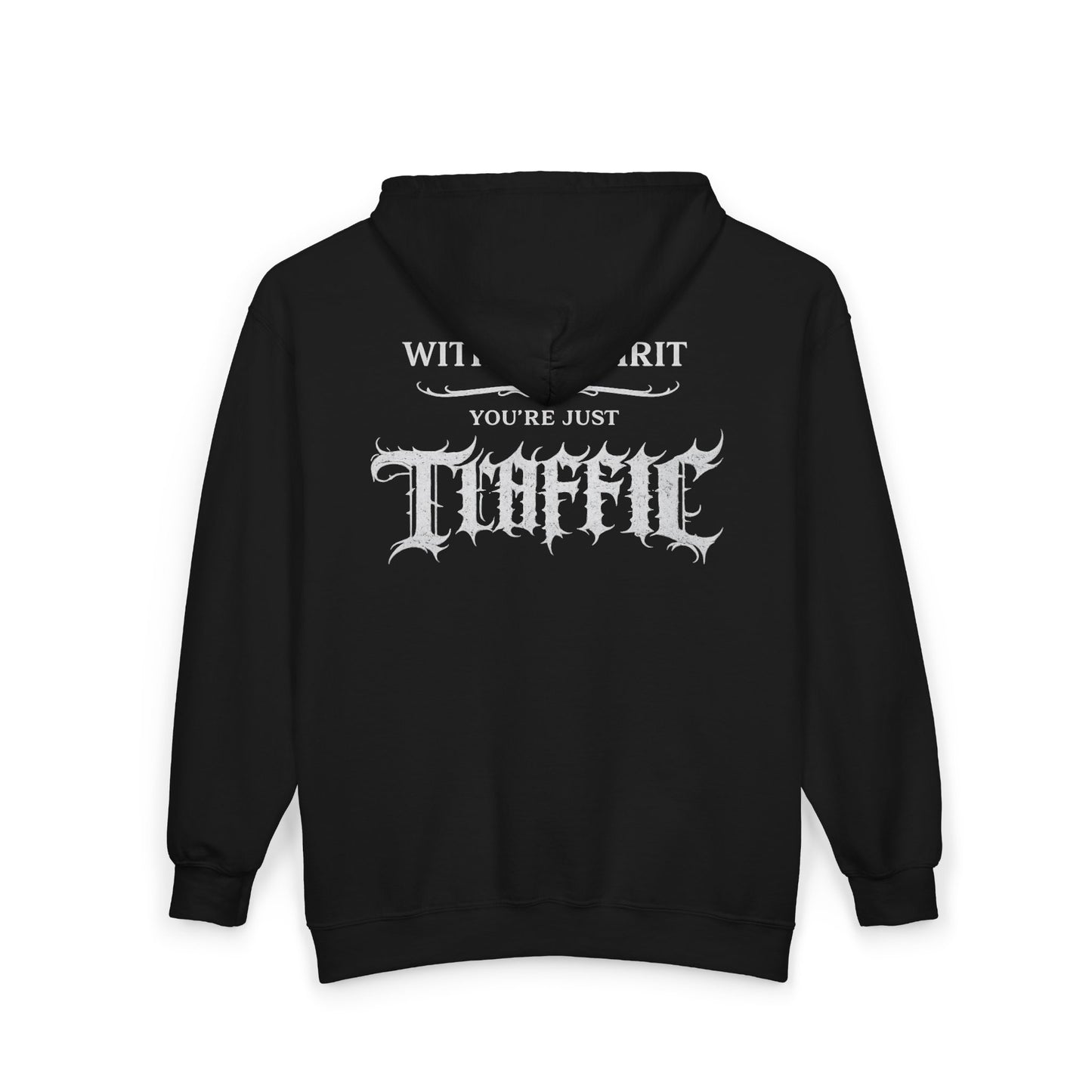 Street Spirit Traffic Black Zip Hoodie