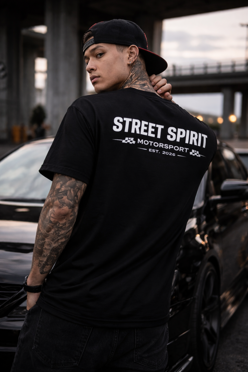 Street Spirit Motorsport Black T-Shirt