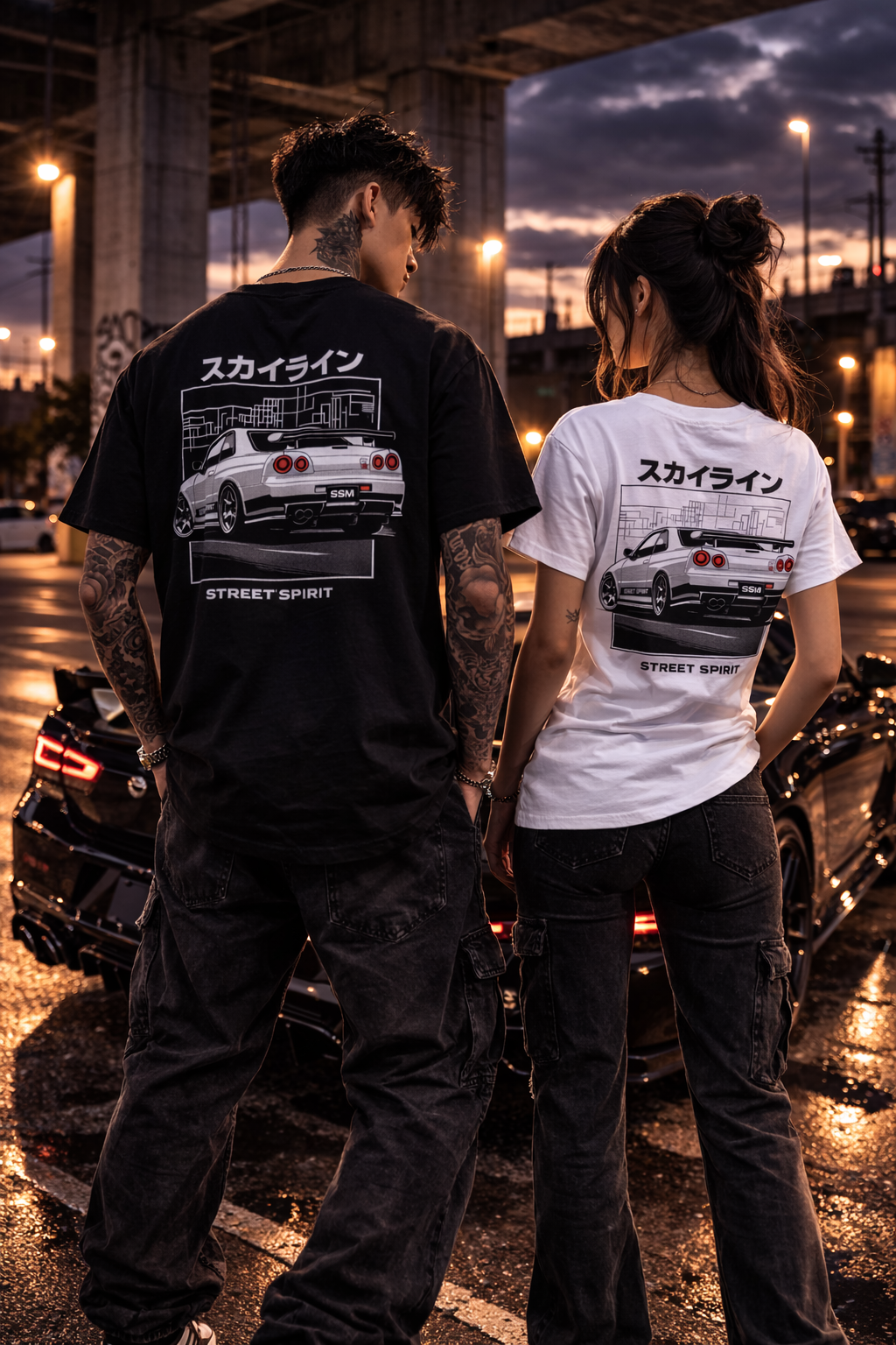 Street Spirit Skyline White T-Shirt