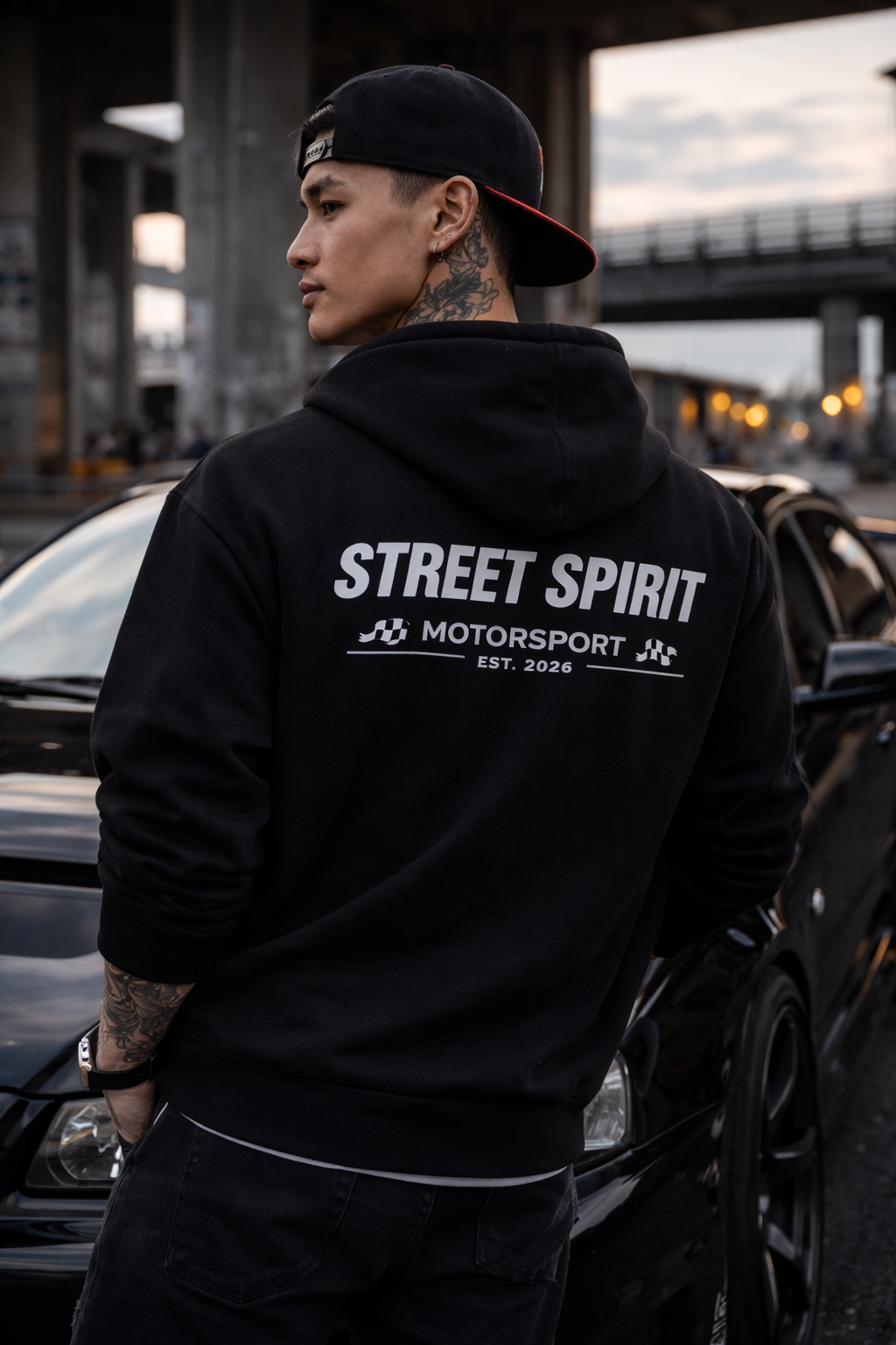 Street Spirit Motorsport Black Hoodie