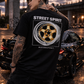 Street Spirit Wheel Black T-Shirt
