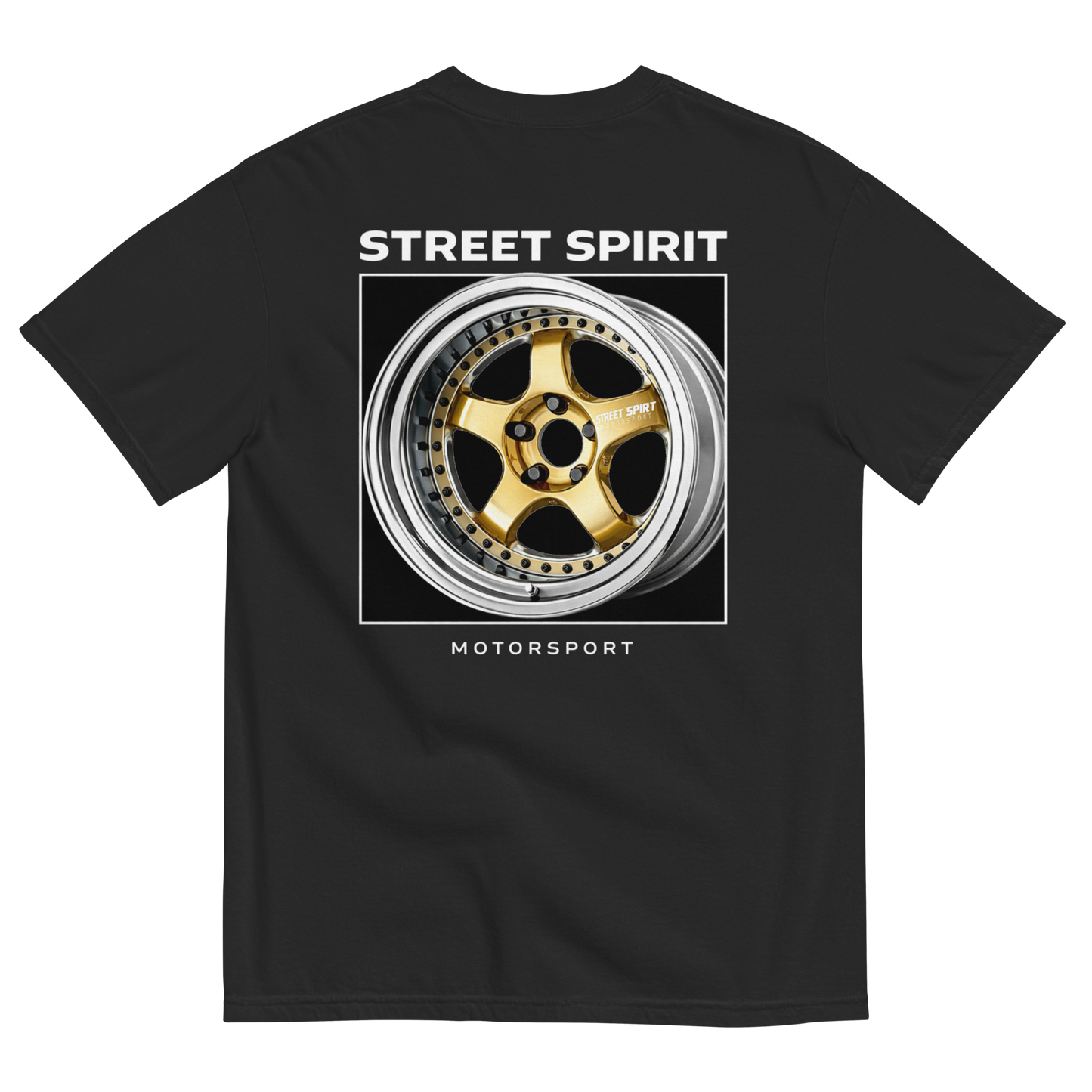 Street Spirit Wheel Black T-Shirt