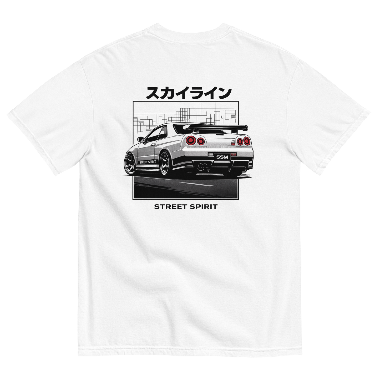 Street Spirit Skyline White T-Shirt